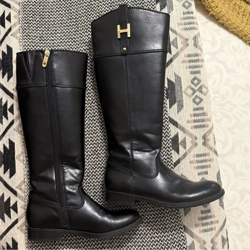 Tommy Hilfiger Shyenne Riding Boots - Picture 5 of 9